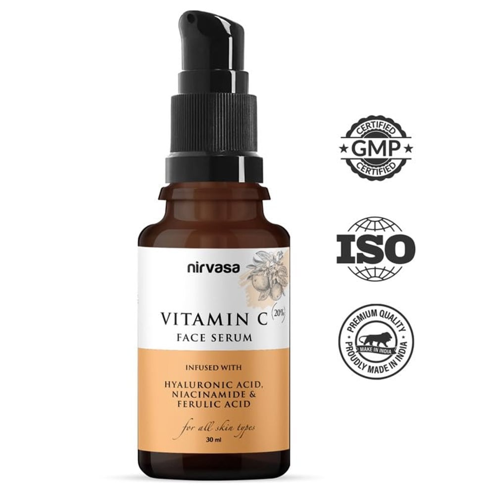 4 - Nirvasa Vitamin C Face Serum,  30 ml  for All Skin Types (Pack of 2) 