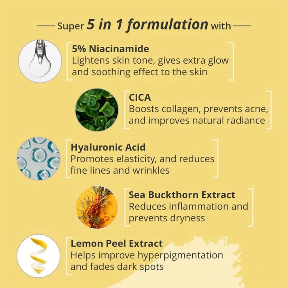 5 - Nirvasa Sunscreen Gel with 5% Niacinamide,  50 ml  SPF 50+ with PA+++ 