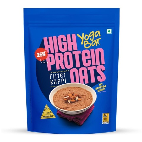 1 - Yogabar 26g High Protein Oats,  1 kg  Filter Kappi 