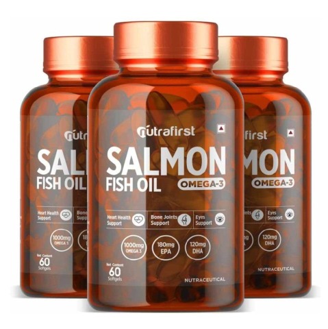 1 - NutraFirst Salmon Fish Oil,  180 softgels 