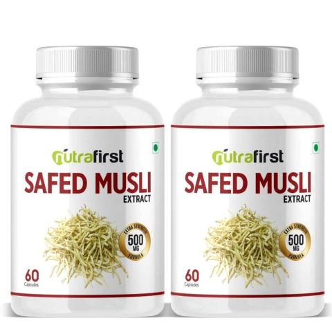 1 - NutraFirst Safed Musli Extract (500 mg),  120 capsules 