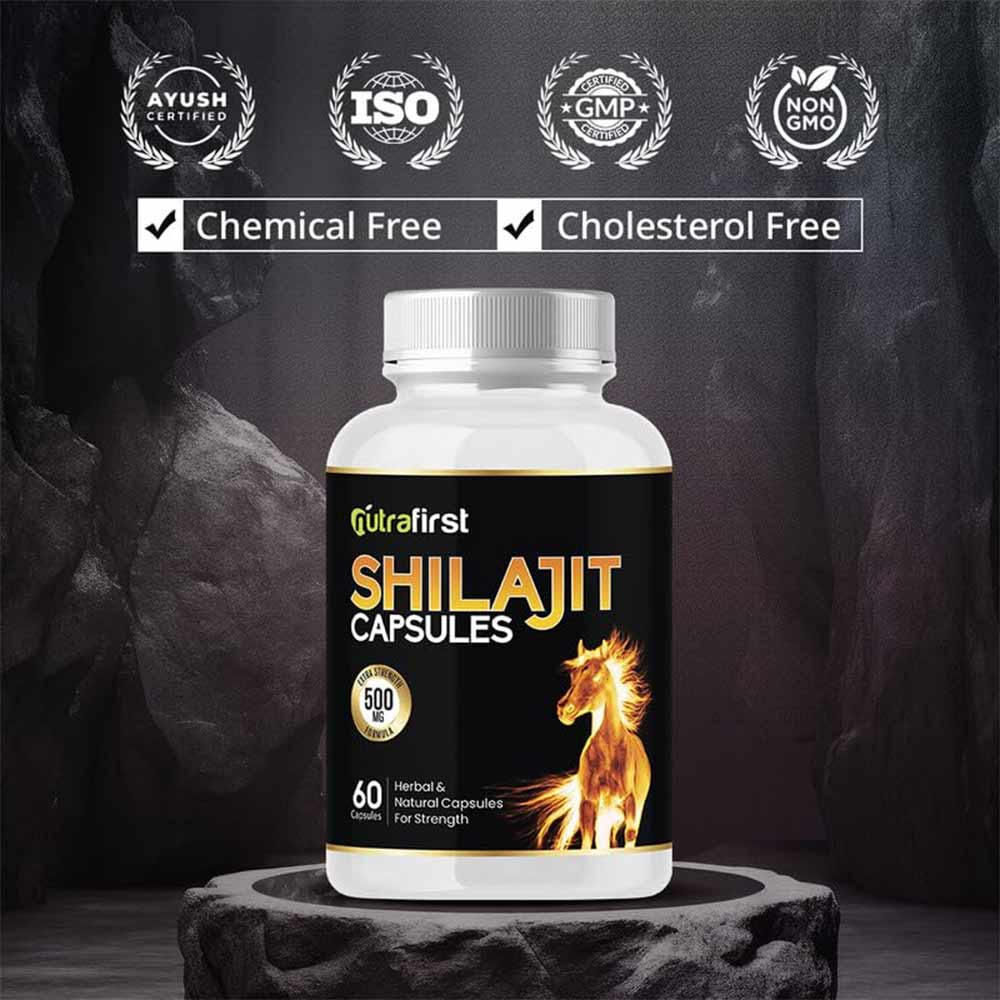 3 - NutraFirst Shilajit (500 mg),  120 capsules 