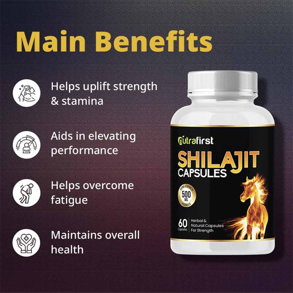 7 - NutraFirst Shilajit (500 mg),  120 capsules 