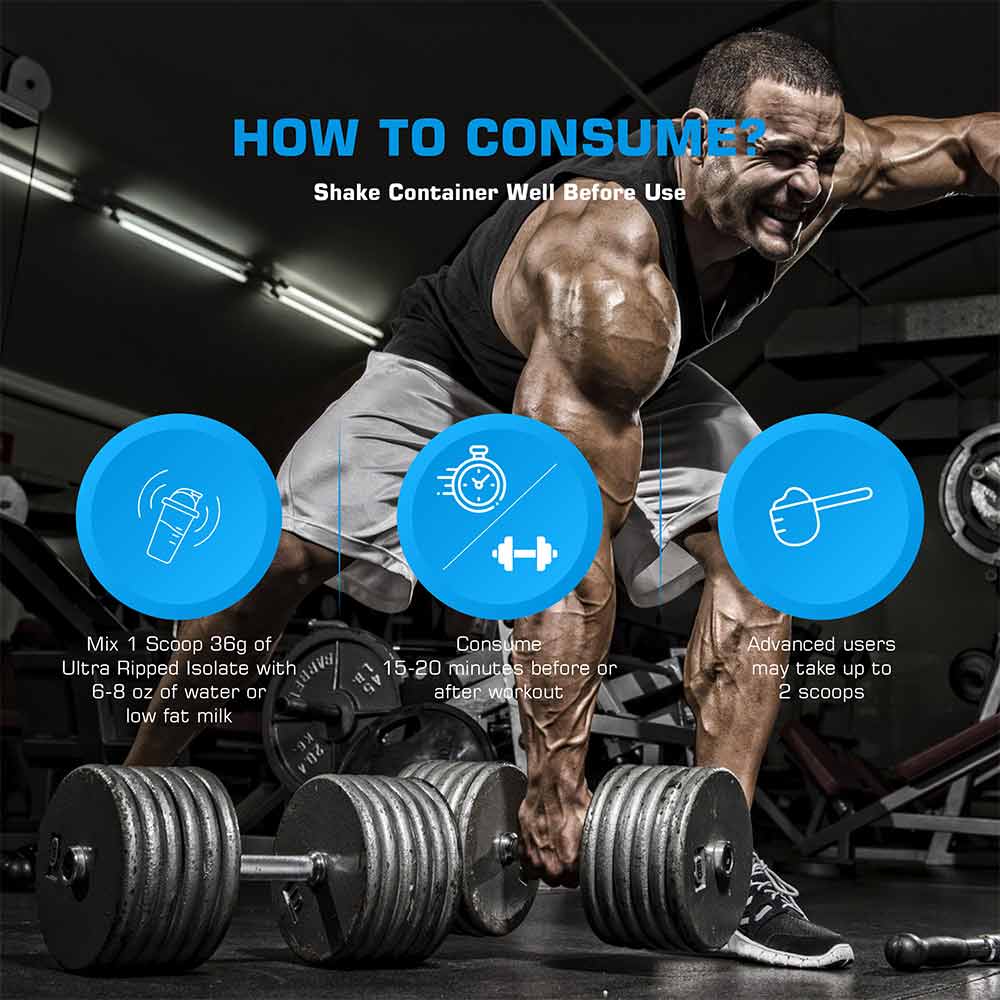 7 - Muscle Trail Ultra Ripped Whey Protein Isolate,  4.4 lb  Cookies & Cream 