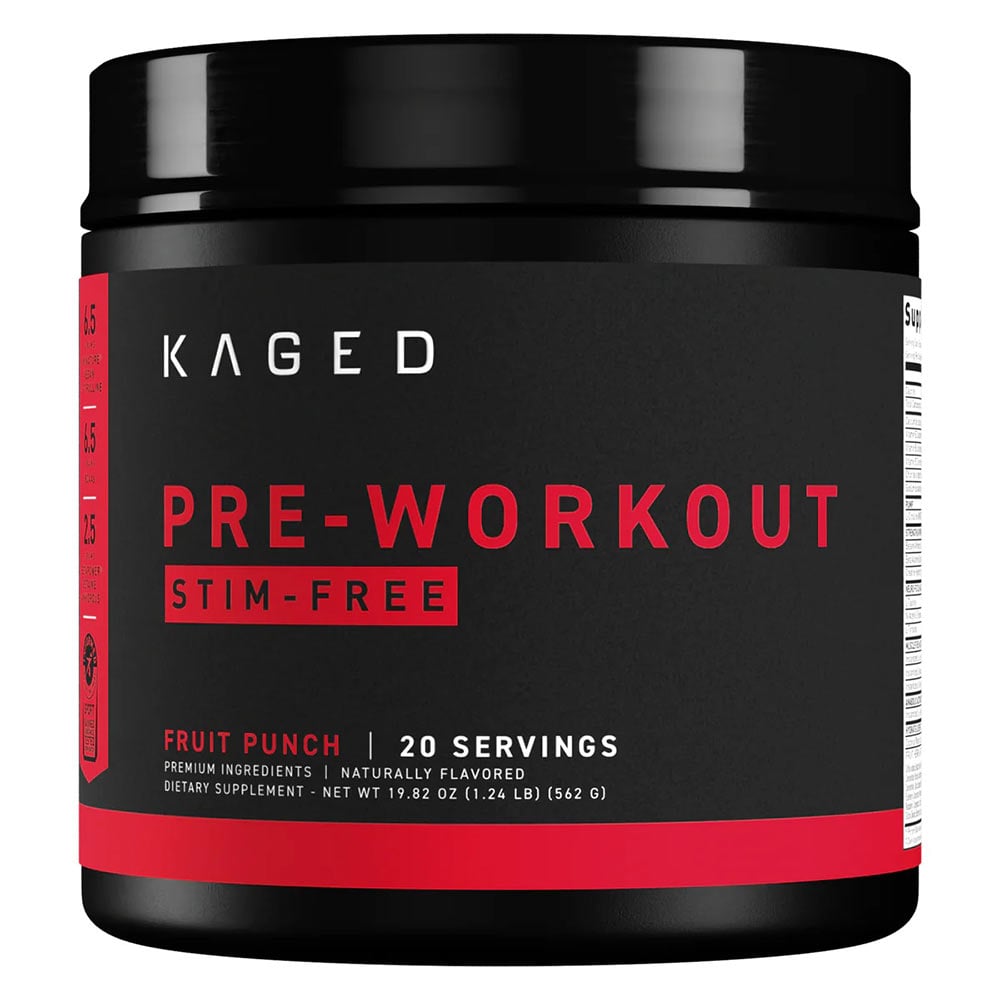 1 - Kaged Muscle Pre-Workout Stim-Free,  1.24 lb  Fruit Punch 