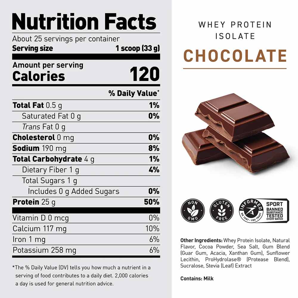 3 - Kaged Muscle Whey Protein Isolate,  1.81 lb  Chocolate 