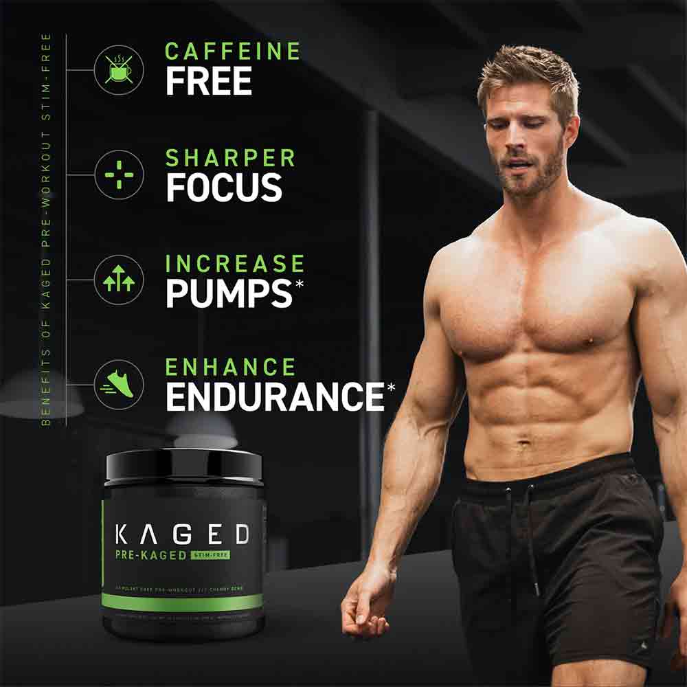 2 - Kaged Muscle Pre-Workout Stim-Free,  1.24 lb  Fruit Punch 