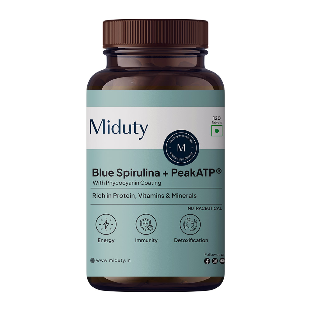 1 - Miduty Blue Spirulina + Peak ATP with Phycocyanin Coating,  120 tablet(s) 