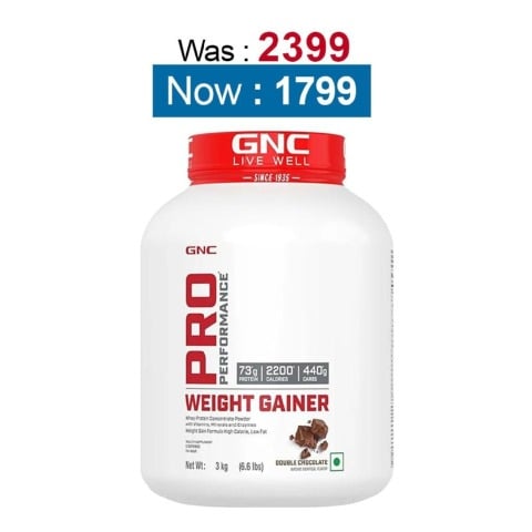 GNC Pro Performance Weight Gainer,  6.6 lb  Double Chocolate 