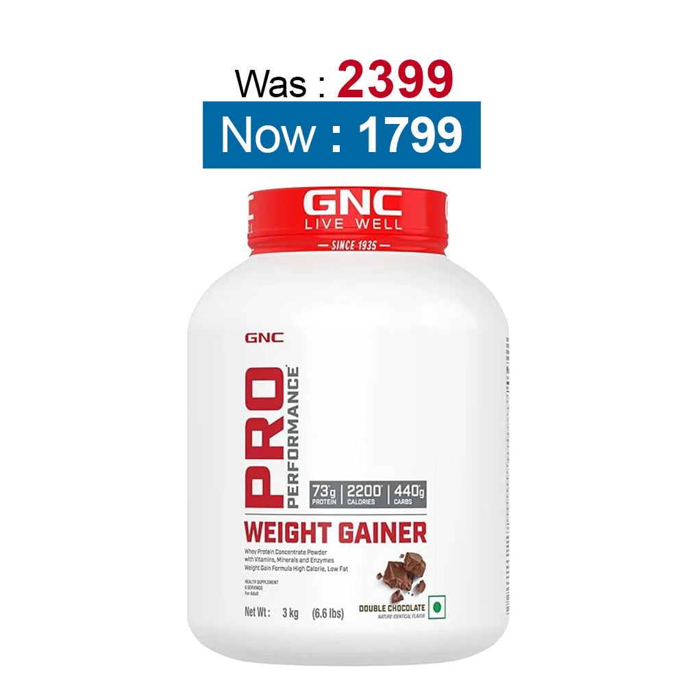 GNC Pro Performance Weight Gainer,  6.6 lb  Double Chocolate 
