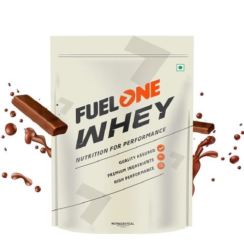 1 - Fuel One Whey Protein Powder,  4.4 lb  Rich Chocolate 