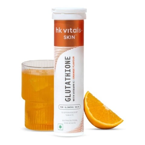 1 - HealthKart HK Vitals Glutathione Effervescent,  Orange  15 tablet(s)