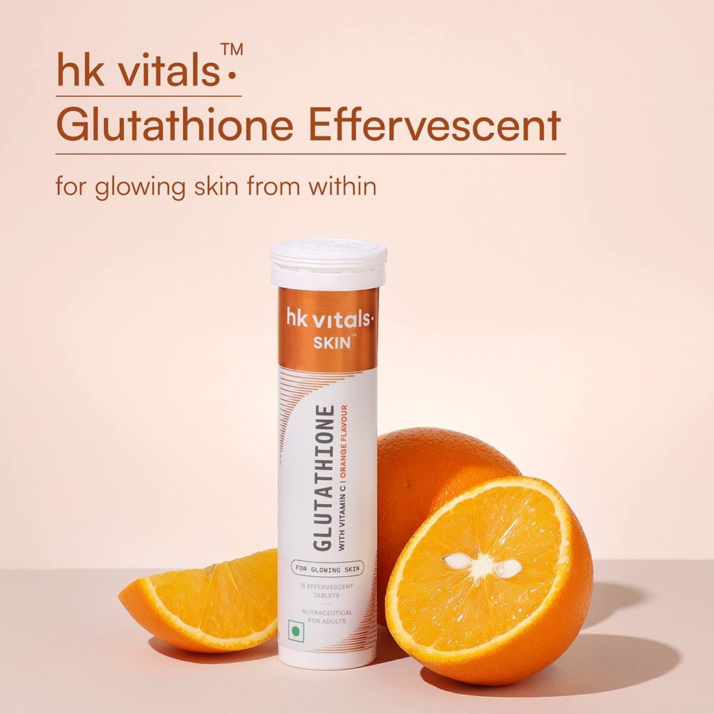 2 - HealthKart HK Vitals Glutathione Effervescent,  Orange  15 tablet(s)