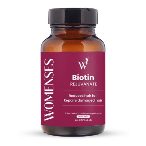 1 - WOMENSES Biotin,  60 capsules  Unflavoured 