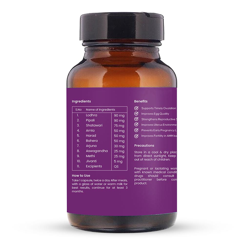 3 - WOMENSES Fertility Support,  60 capsules 