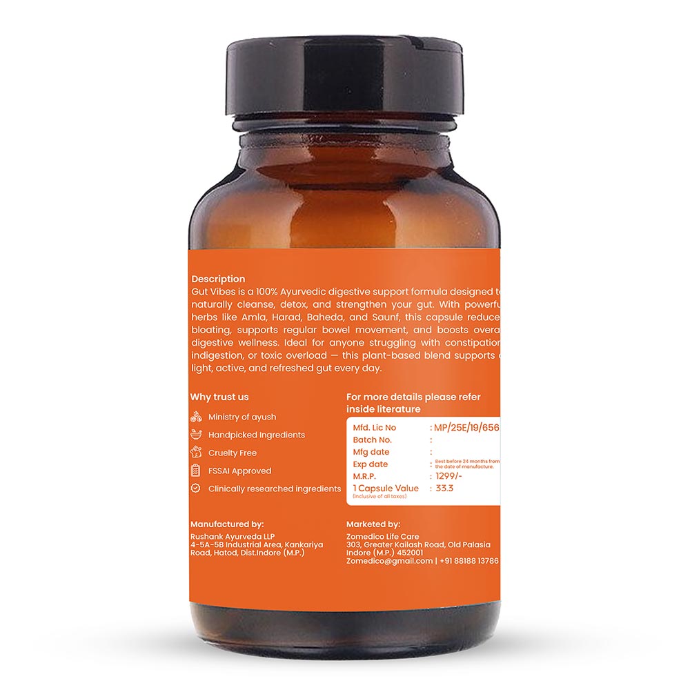 2 - WOMENSES Gut Vibes Digestive Support,  60 capsules 