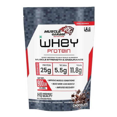 1 - Muscle Garage Whey Protein,  2 lb  Chocolate 