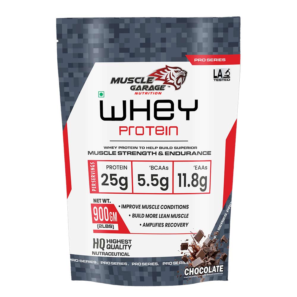 1 - Muscle Garage Whey Protein,  2 lb  Chocolate 