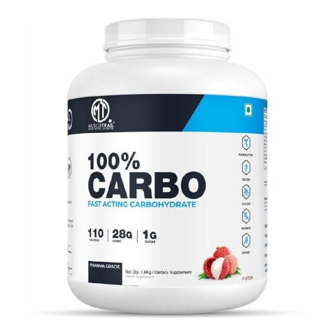 1 - Muscle Trail 100% Carbo,  3.96 lb  Litchi 