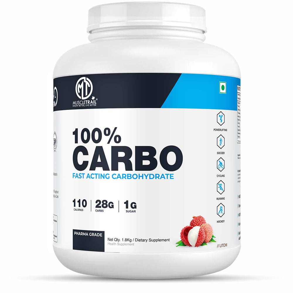 1 - Muscle Trail 100% Carbo,  3.96 lb  Litchi 