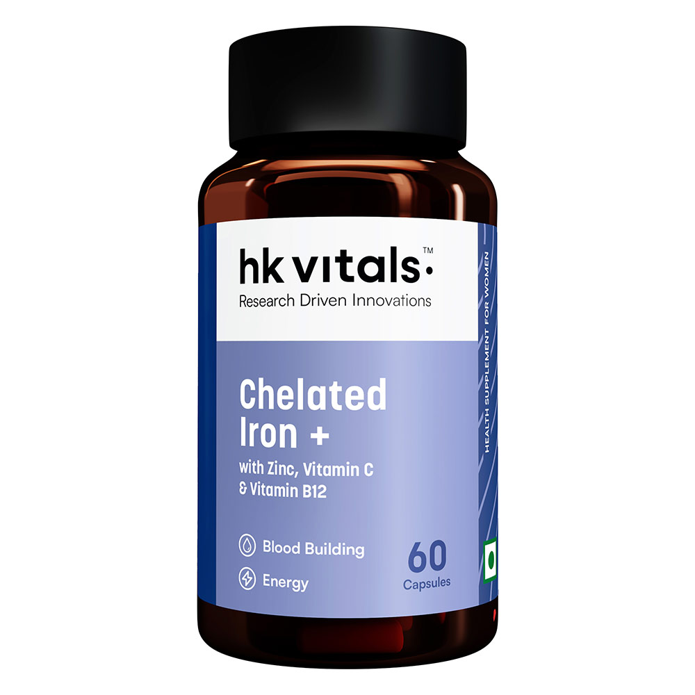 1 - HealthKart HK Vitals Iron + Folic Acid,  60 capsules 