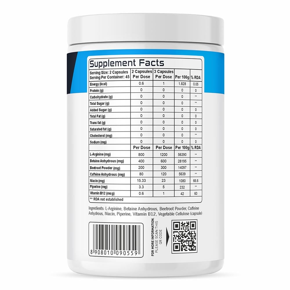 2 - Muscle Trail Max Pump,  90 capsules  Unflavoured 