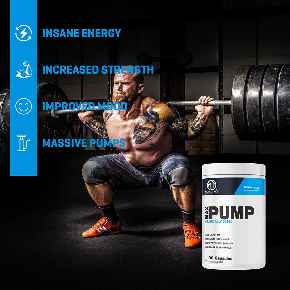 7 - Muscle Trail Max Pump,  90 capsules  Unflavoured 