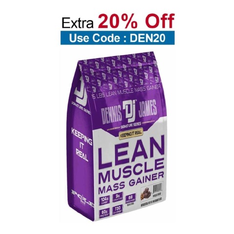 Dennis James Signature Series Lean Muscle Mass Gainer,  15 lb  Chocolate 