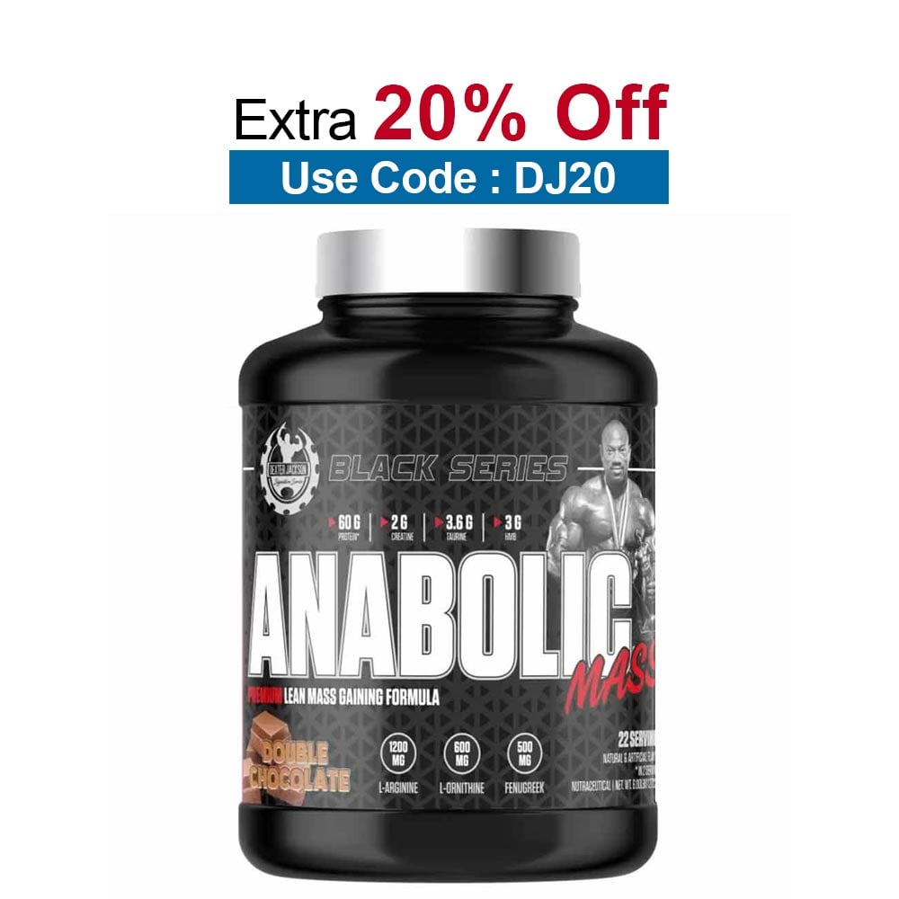 Dexter Jackson Black Series Anabolic Mass Gainer,  6 lb  Double Chocolate 