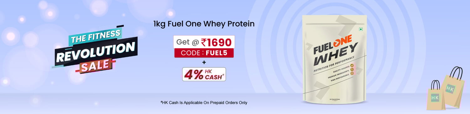 Fuel One 1kg Whey Protein | Extra 5% Off on Yeast Product | FUEL5 | 4% HK Cash