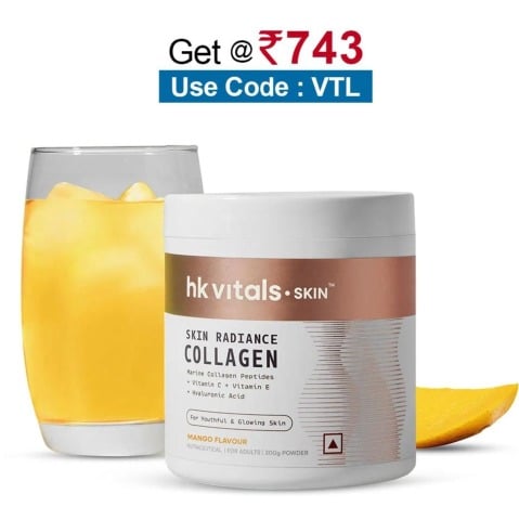 HealthKart HK Vitals Skin Radiance Collagen,  200 g  Mango