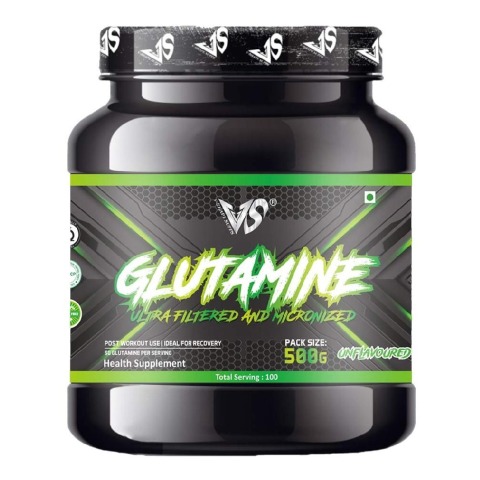 1 - V-SHAPE SUPPS Glutamine Post Workout Ultra Filtered & Micronized,  1.1 lb  Unflavoured 