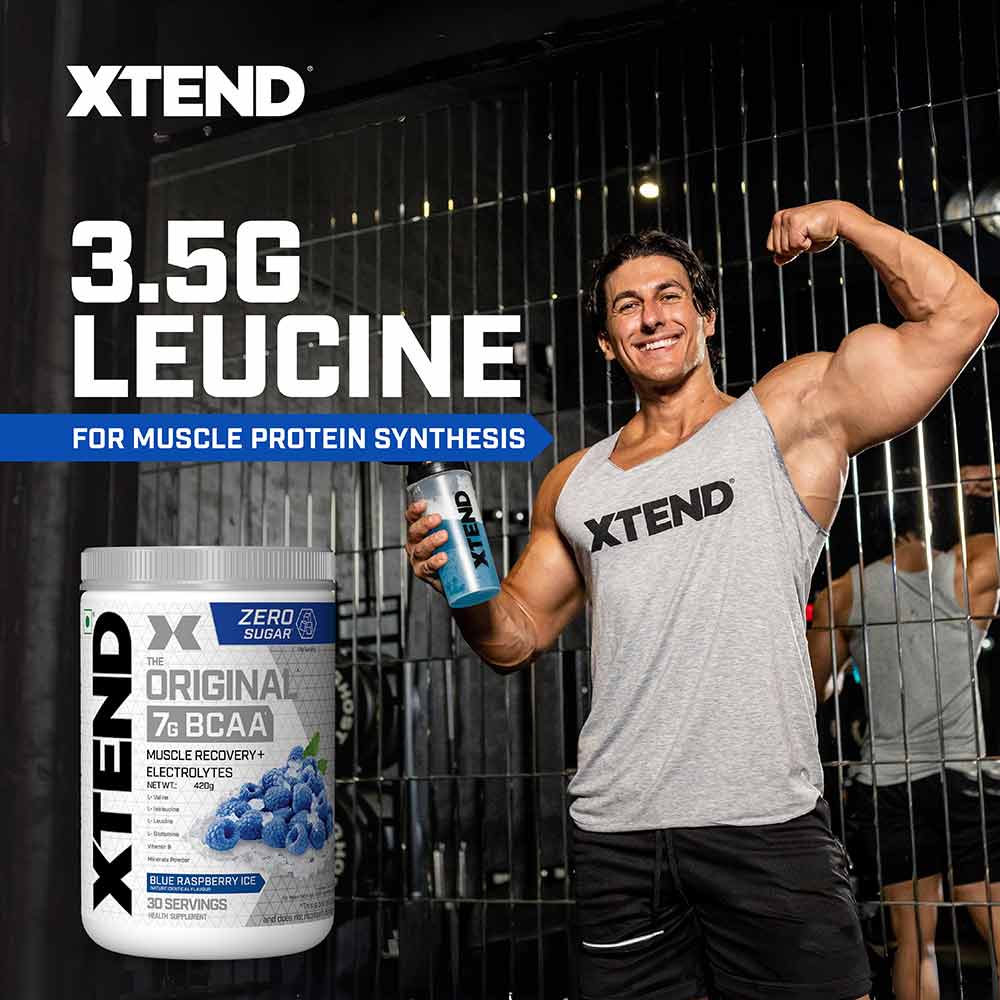 8 - Scivation Original BCAA,  0.93 lb  30 Servings  Blue Raspberry Ice 