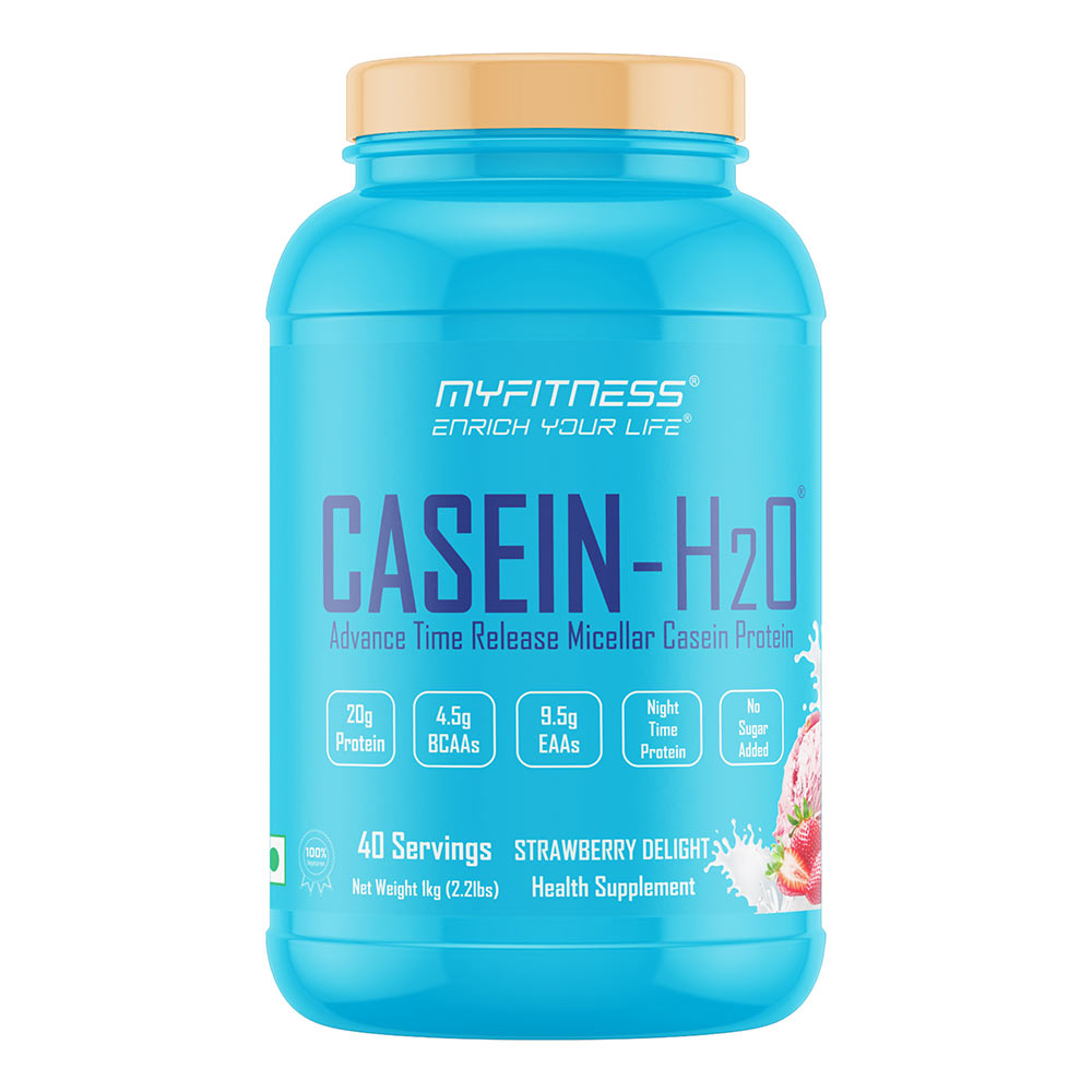 1 - Myfitness Casein-H2O,  2.2 lb  Strawberry Delight 