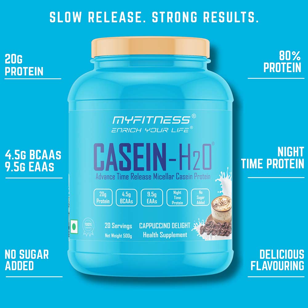6 - Myfitness Casein-H2O,  2.2 lb  Strawberry Delight 
