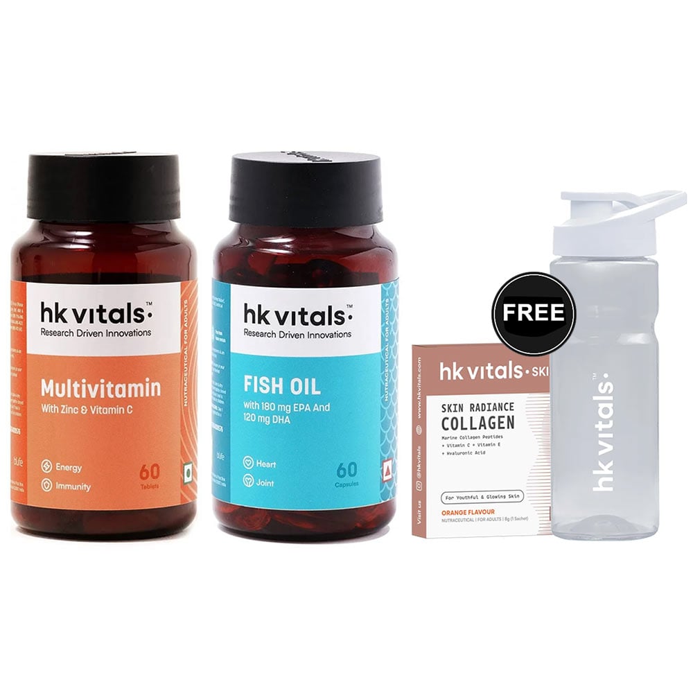 Multivitamin & Fish Oil 60 Tabs Combo with assured freebies