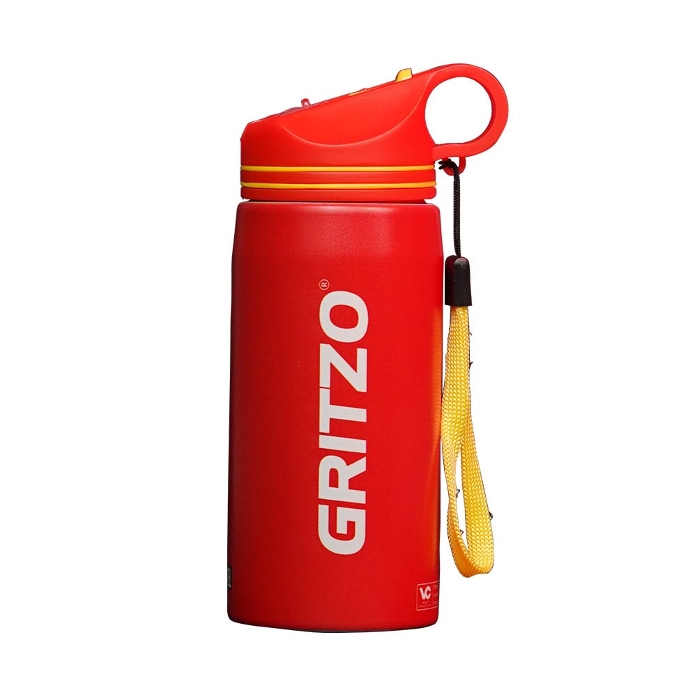 2 - Gritzo Ironman Sipper,  Red  500 ml 