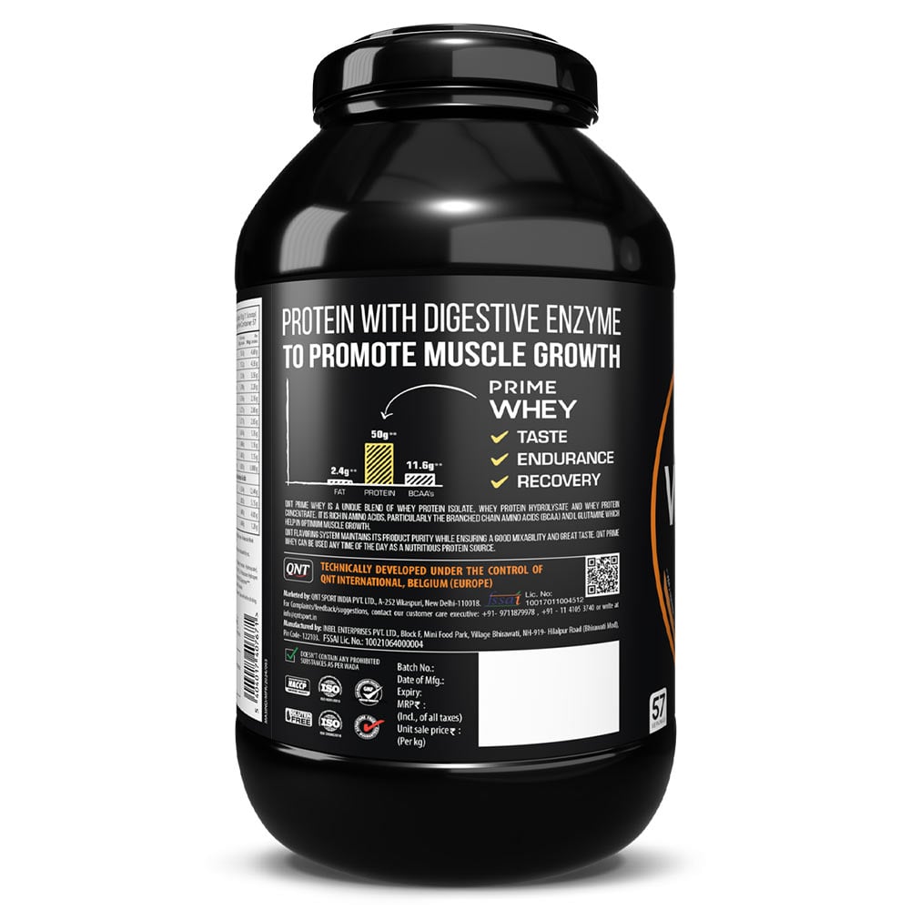 2 - QNT Prime Whey,  4.4 lb  Hazelnut Coffee 