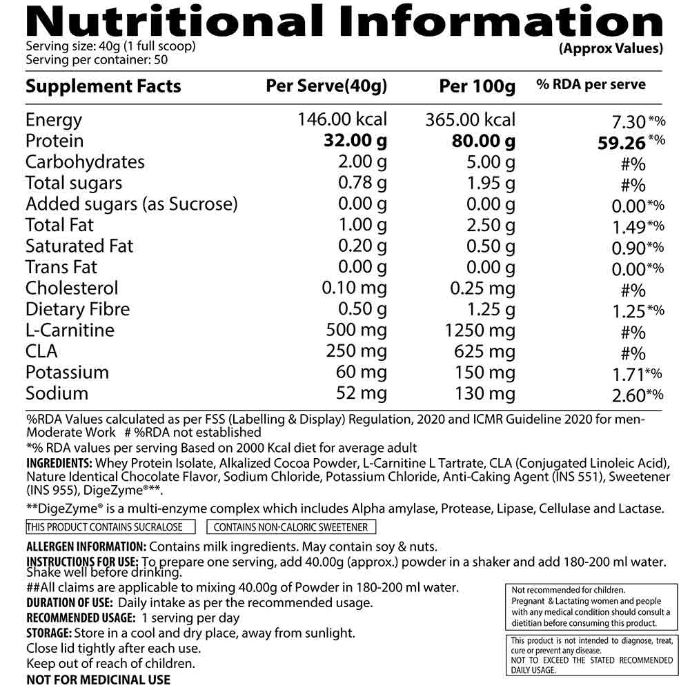 4 - QNT ISO Ripped,  4.4 lb  Choco Brownie 