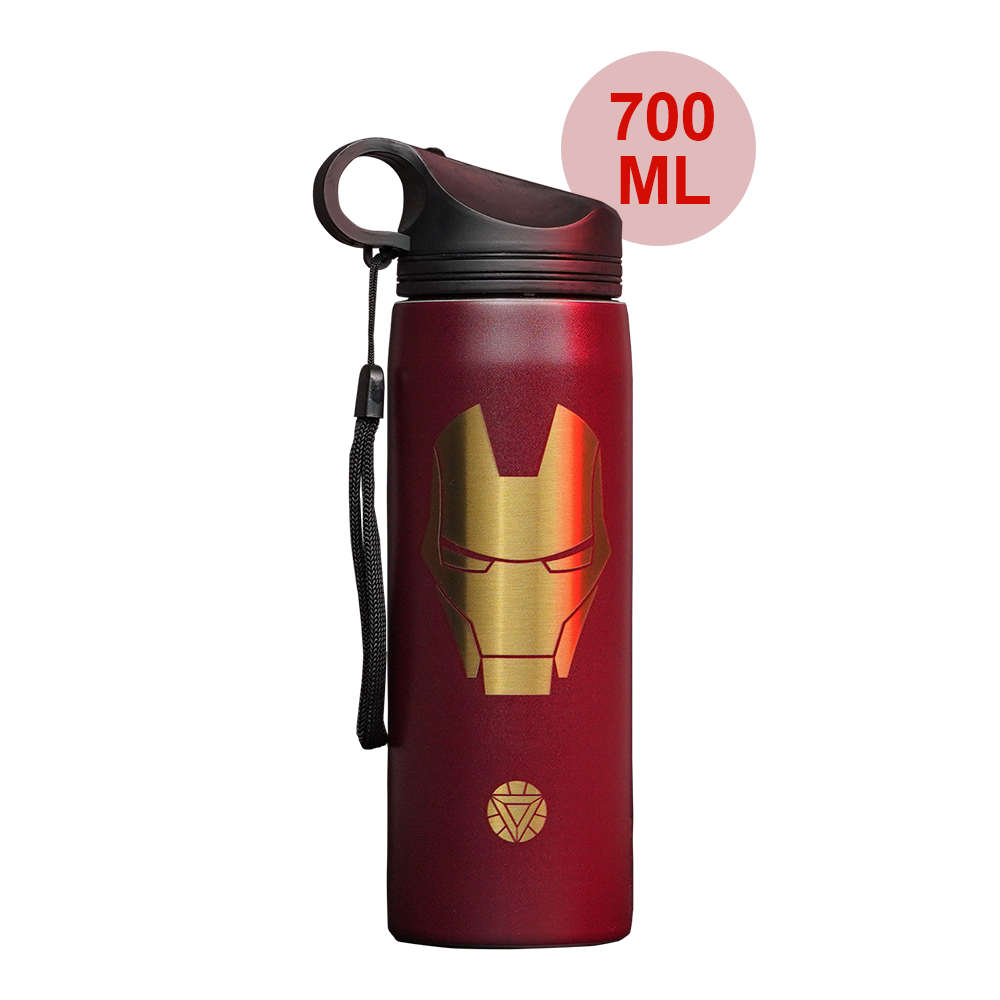 1 - Gritzo Iron man Sipper,  Red  700 ml 