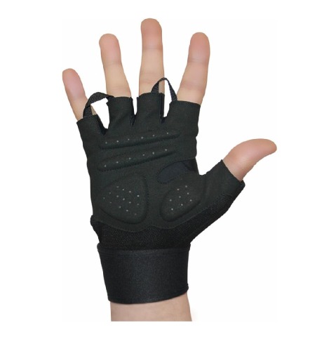 1 - Tynor Tynogrip Training Gloves with Wrist Support,  Black  Small 