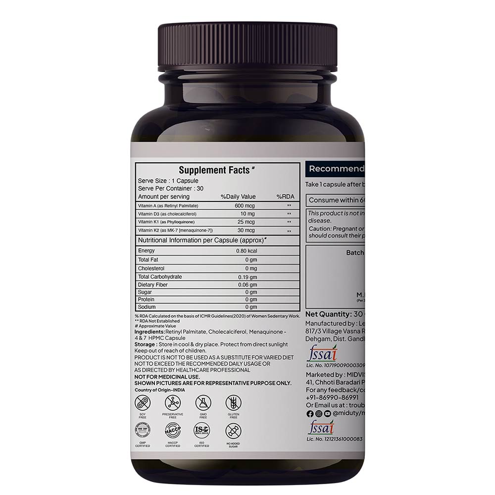 3 - Miduty A.D.K,  30 capsules 