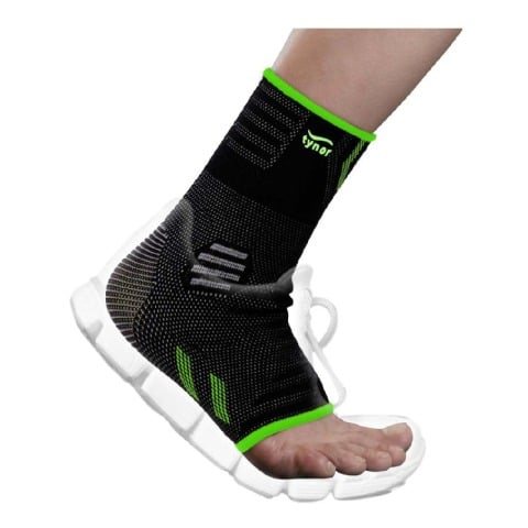1 - Tynor Ankle Support Air Pro,  Black/Green  Large 