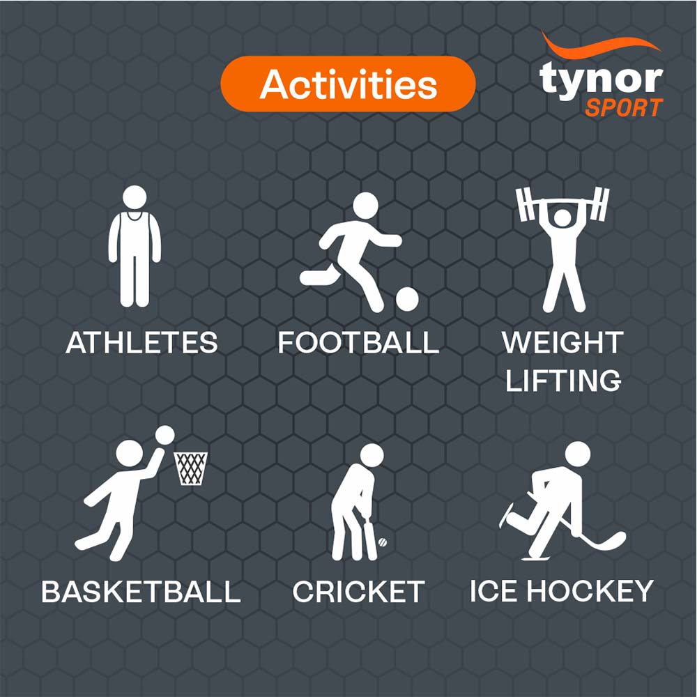 3 - Tynor Ankle Binder Air Pro,  Black/Green  Small 