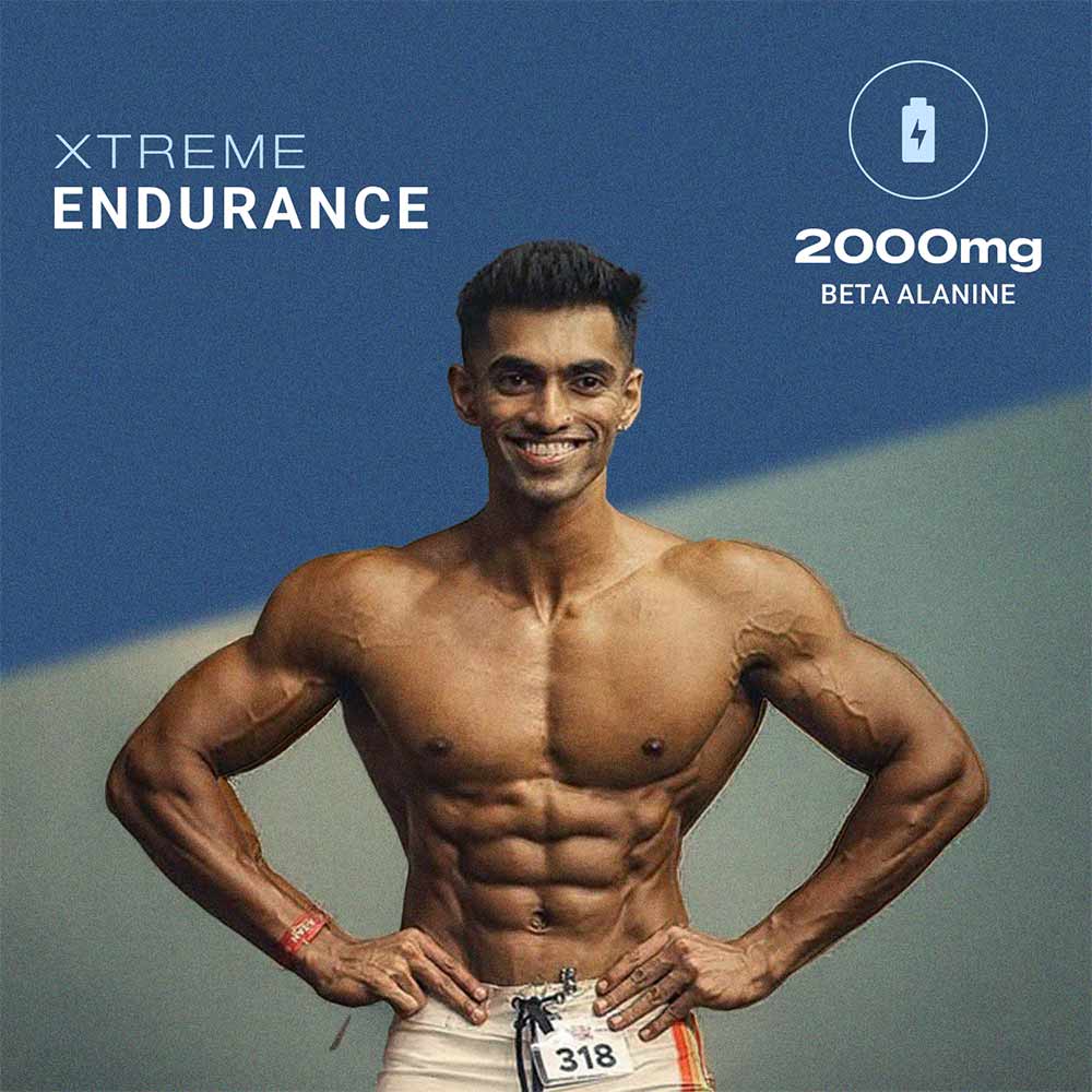 3 - MuscleBlaze PRE Workout 200 Xtreme,  0.44 lb  Berry Bolt