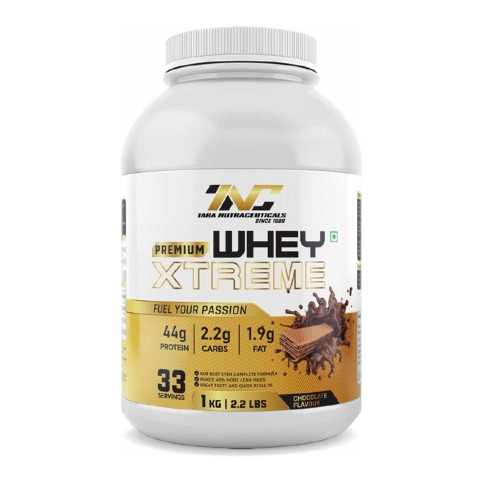 1 - Tara Nutraceuticals Premium Whey Xtreme, 2.2 lb Chocolate