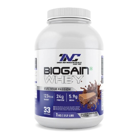 1 - Tara Nutraceuticals Biogain Whey,  2.2 lb  Belgium Chocolate 