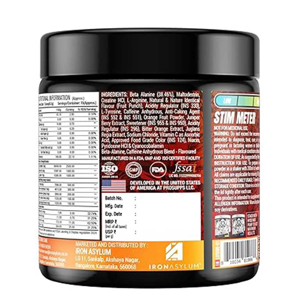 4 - ProSupps Hyde Xtreme Pre Workout,  0.22 lb  Fruit Punch 
