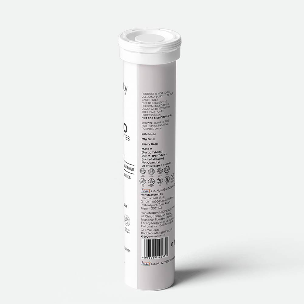 2 - Miduty Keto Electrolytes,  20 tablet(s)  Lemon 