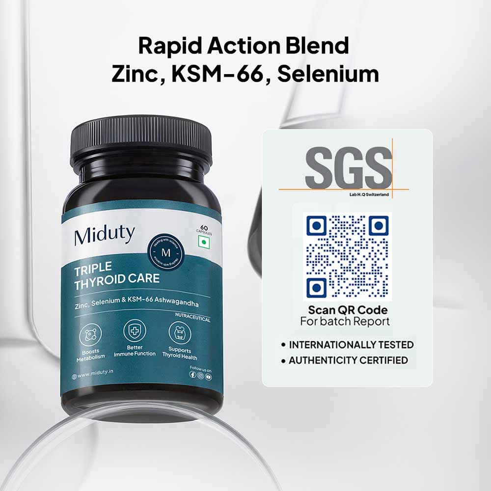 2 - Miduty Triple Thyroid Care,  60 capsules 
